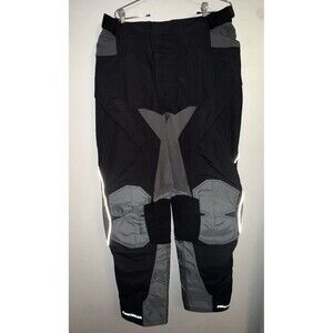 Firstgear Motorcycle Riding Pants 34 Tall Black Gray Waterproof Protective Armor